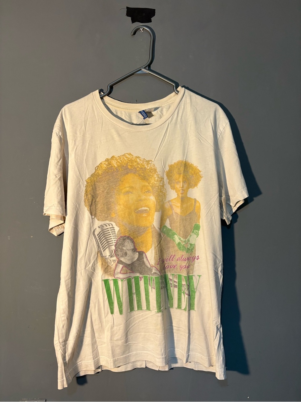 Whitney Houston Tribute Graphic Tee - White